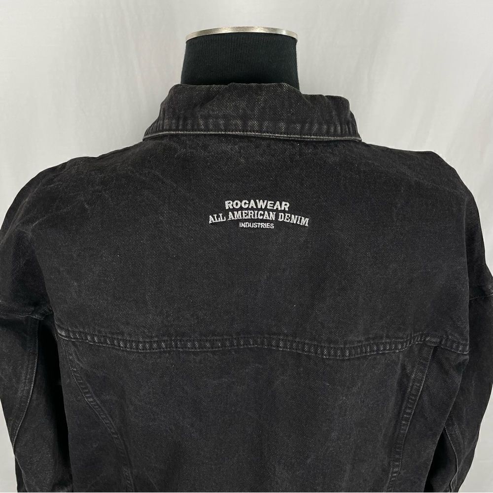 Rocawear 100% Cotton Heavyweight Denim Jacket - Mens 2XL - Picture 6 of 10